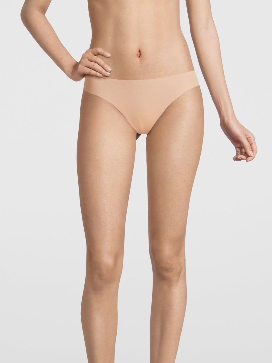 Laser cut elasticated cotton French knickers Y500