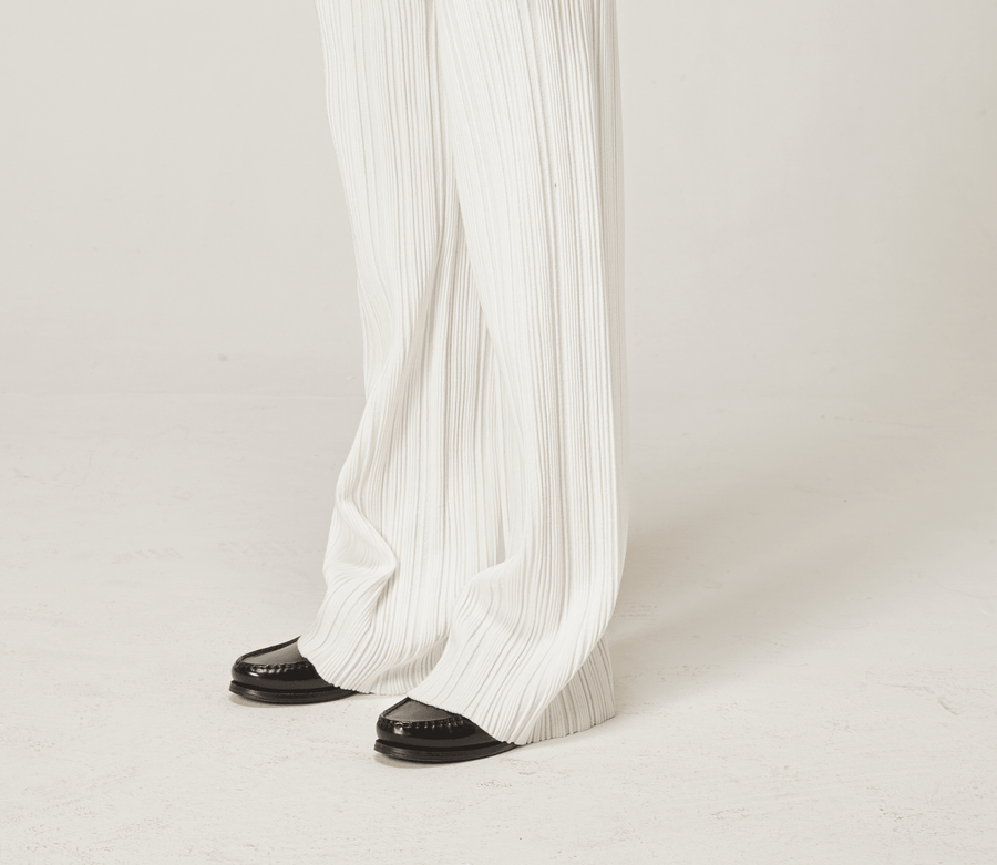 Champagne pinstripe trousers - Natyoural