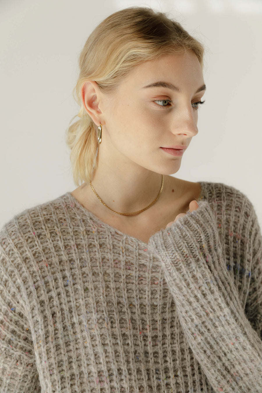 Stone Pullover side slits