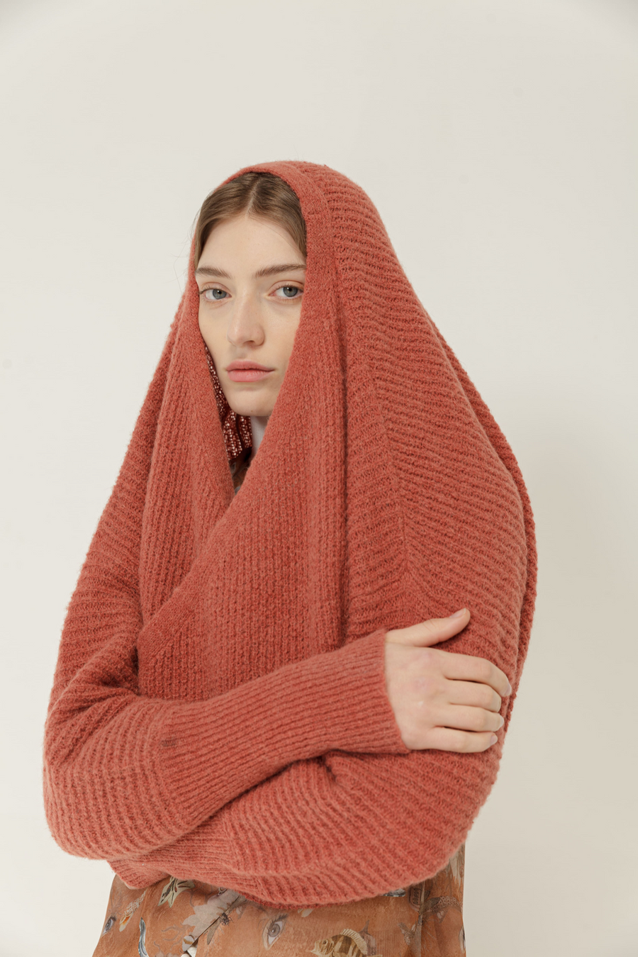 Terracotta Knit Sweater - Natyoural